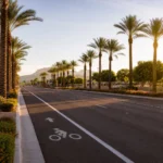 Scottsdale roadway bicycle lane representing bicycle accident claims in Scottsdale handled by Valley Accident Law Scottsdale roadway bicycle lane representing bicycle accident claims in Scottsdale handled by Valley Accident Law