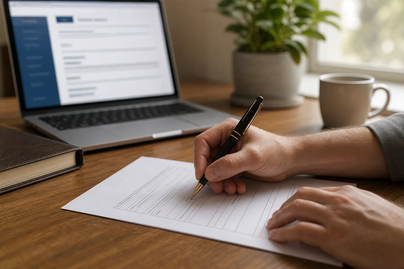 Valley Accident Law | How to Get and Read Your Tempe Police Accident Report in Arizona Person filling out a records request form for a Tempe Arizona police accident report